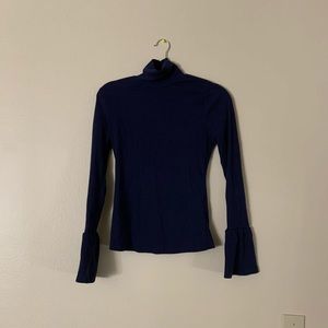 Shein long sleeve bell sleeve turtleneck